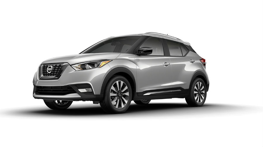 2018 Nissan Kicks Color Options First Team Of New River Valley 2018 Nissan Kicks Against White Background In Color Brilliant Silver