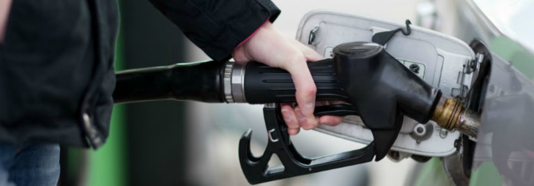 filling up a gas tank