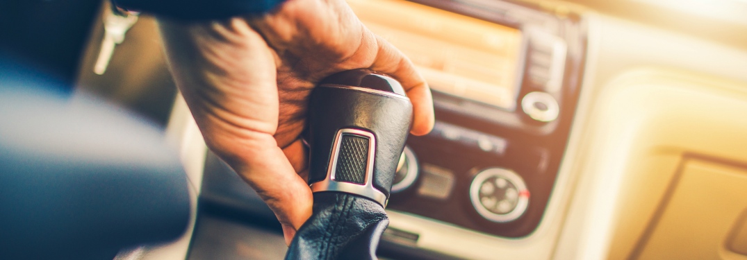 driver moving gear shift