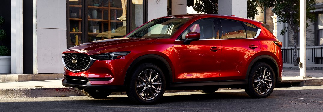 2021 Mazda CX-5 parked along street