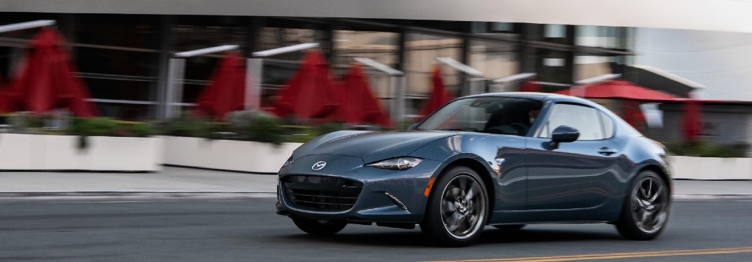 2021 Mazda MX-5 Miata on city street