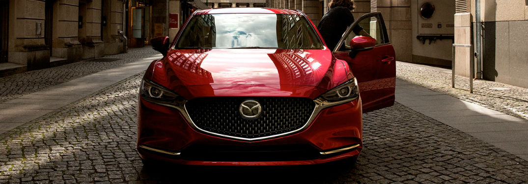 2020 Mazda6 exterior front fascia driver leaving car