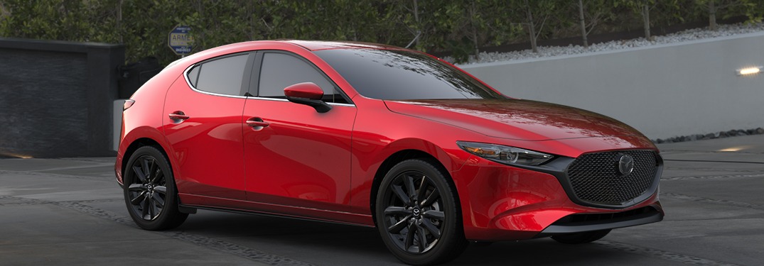 2020 Mazda3 Hatchback parked in a driveway