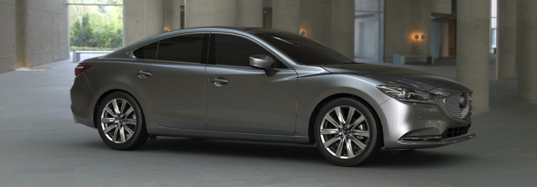 2020 Mazda6 parked inside a building