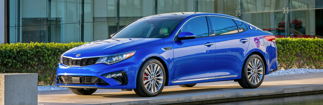 2019 Kia Optima parked on road