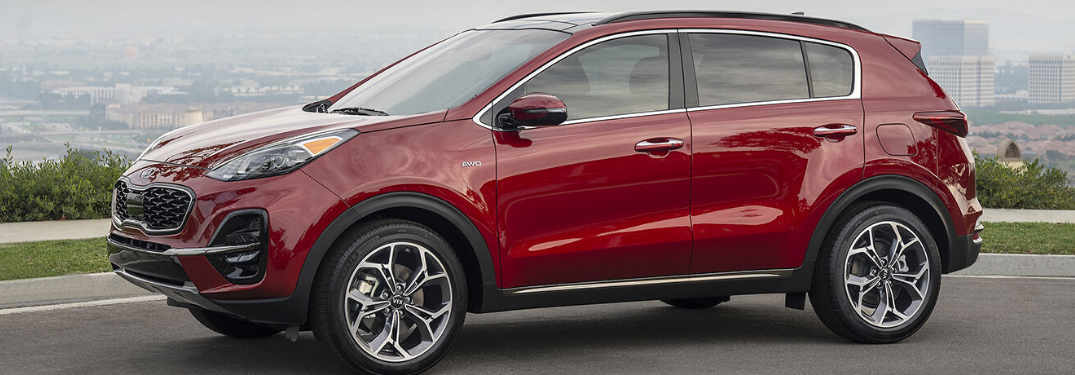 2020 Kia Sportage parked outside