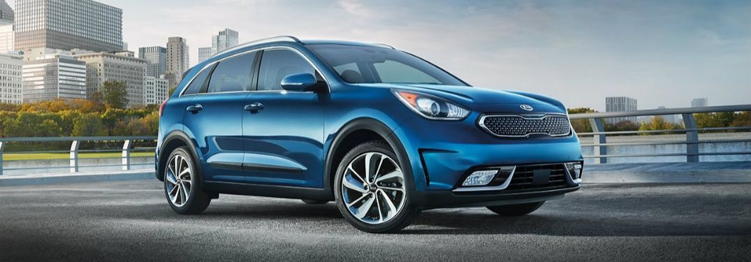 2019 Kia Niro parked near water