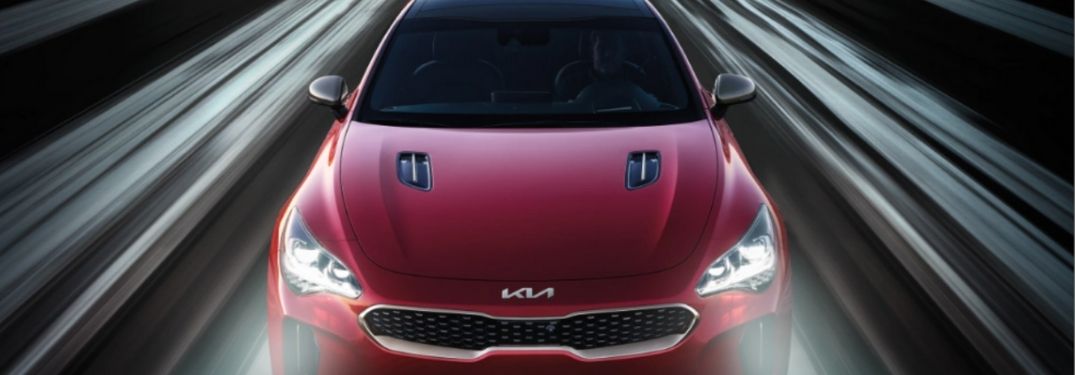 2022 Kia Stinger driving front view