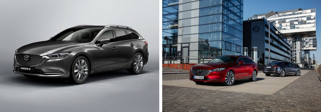 2018 Mazda6 Wagon collage of images exterior view