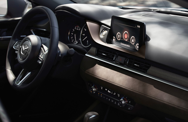 screen display in a 2020 Mazda6