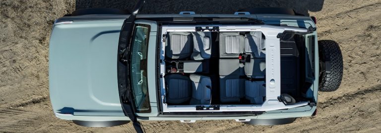 2021 Ford Bronco Cargo Space and Interior Dimensions - Akins Ford