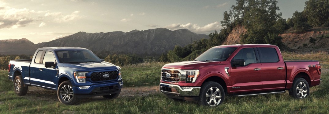 2021 Ford F-150 in field