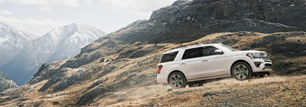 2021 Ford Expedition on mountain trail