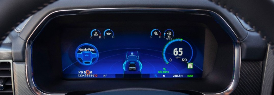 Ford BlueCruise Instrument Cluster Display