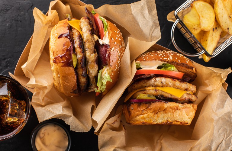 American hamburgers