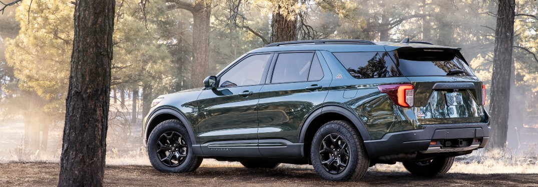 2021 Ford Explorer in forest