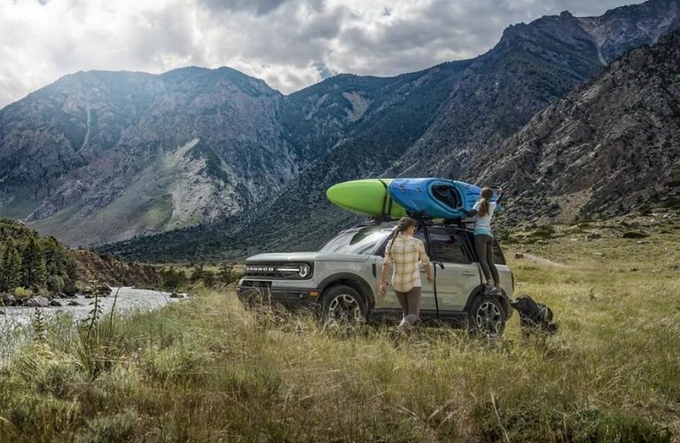 2021 Ford Bronco Sport Off-Roading on a mountain trail