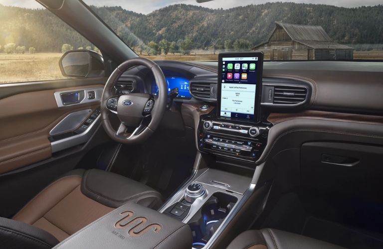 Dashboard of the 2023 Ford Explorer