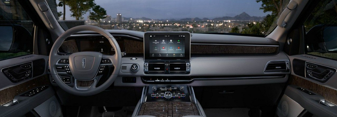 2018 Lincoln Navigator interior front command center