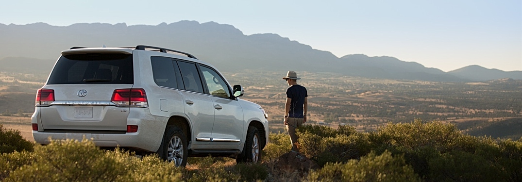 2018 Toyota Land Cruiser back view white in Australia