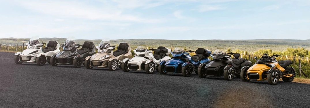 2018 Can-Am Spyder lineup
