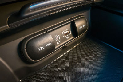 2020 Kia Optima interior aux and usb inputs