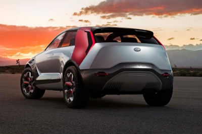 Kia Habaniro rear fascia driver side parked
