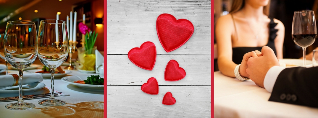Three Romantic Pictures in One Collage