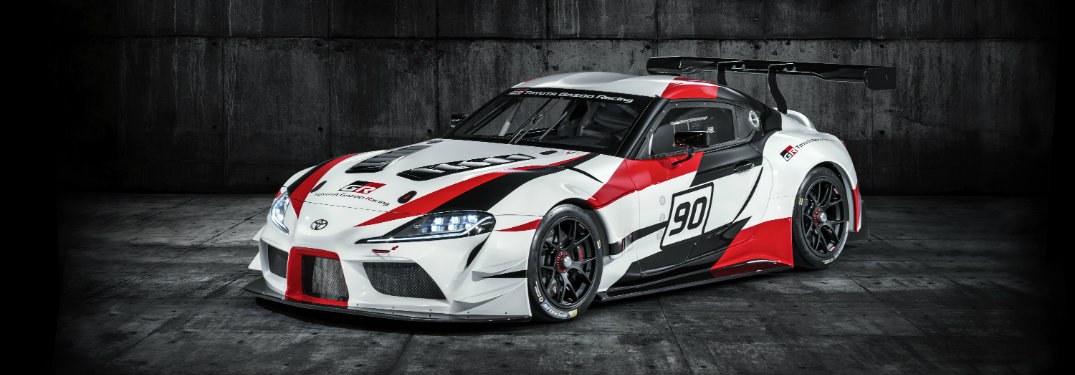 Toyota Supra GR racing concept front exterior