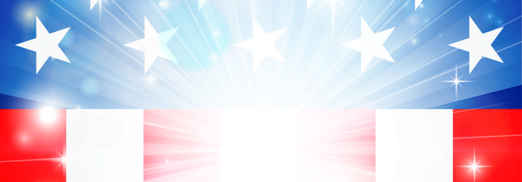 animated american flag up close