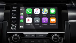 Touchscreen display on 2020 Honda Civic Hatchback