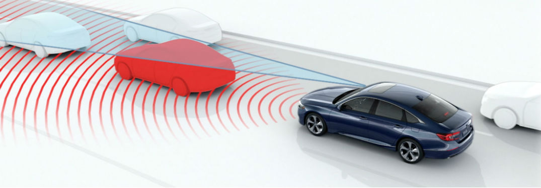 honda sensing shown on white stylized background