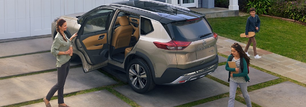 2021 Nissan Rogue parked in a driveway