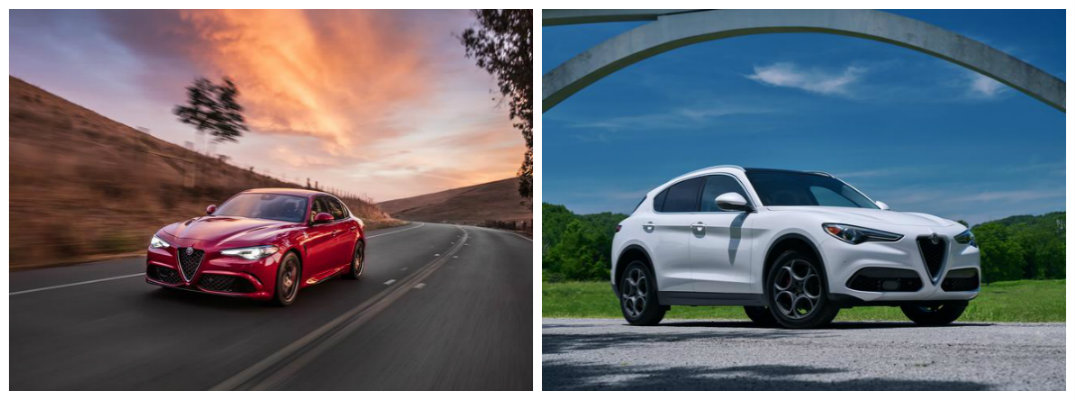 2018 Alfa Romeo Giulia and 2018 Alfa Romeo Stelvio models