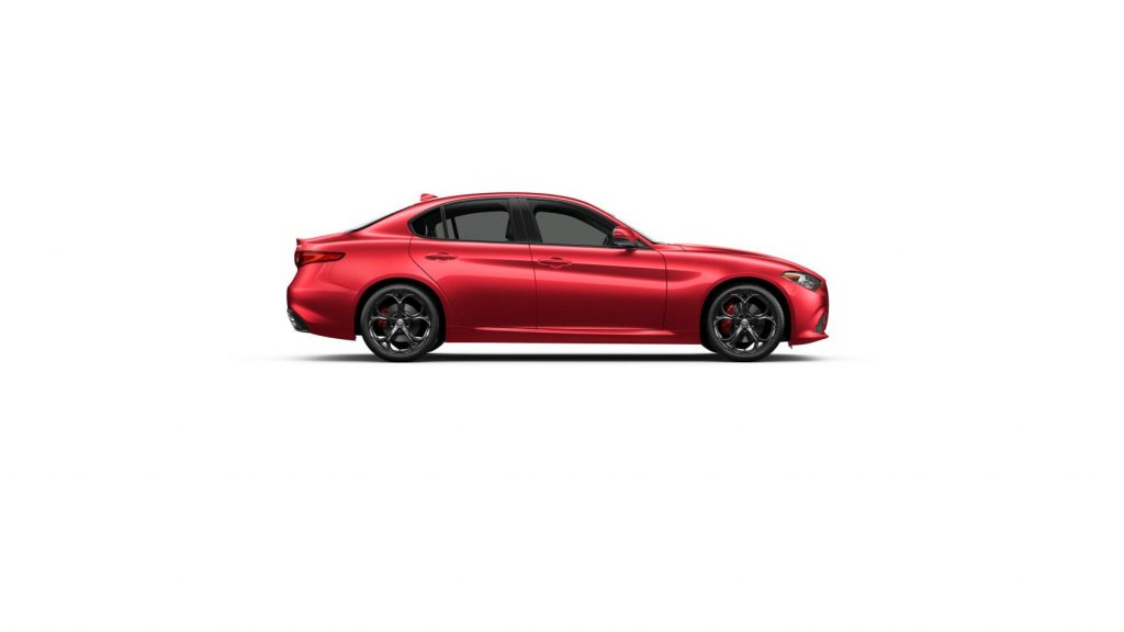 Alfa Romeo Giulia Rosso Competizione Tri-coat color option