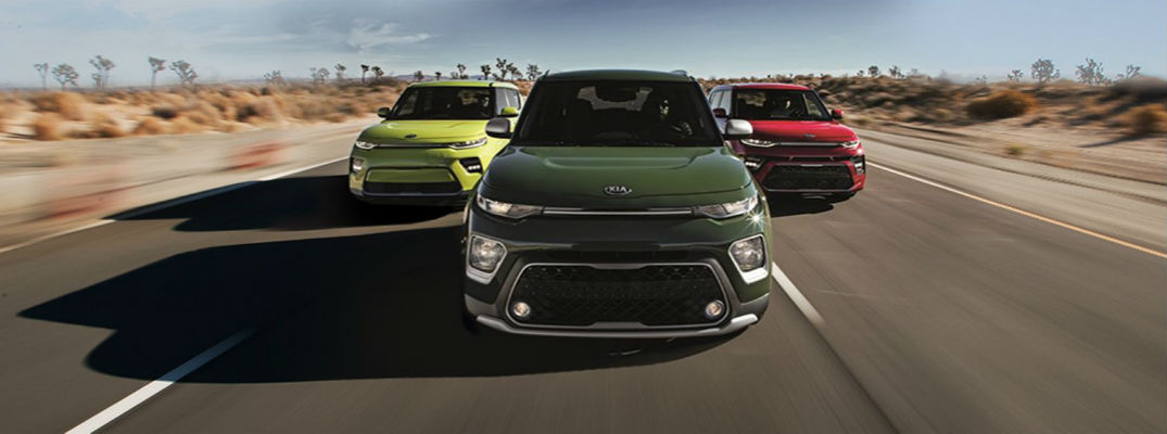 2020 Kia Soul on the road