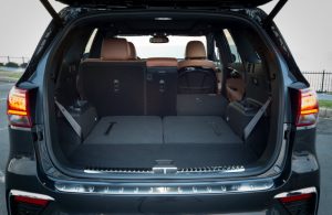 rear seats folded down in kia sorento