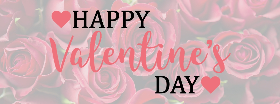 Happy Valentine's Day on roses