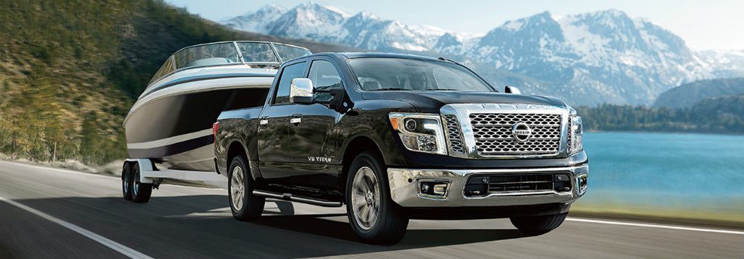 2018 Nissan Titan exterior towing boat