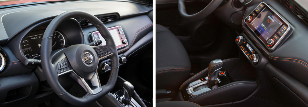 Collage of 2018 Nissan Kicks interior images