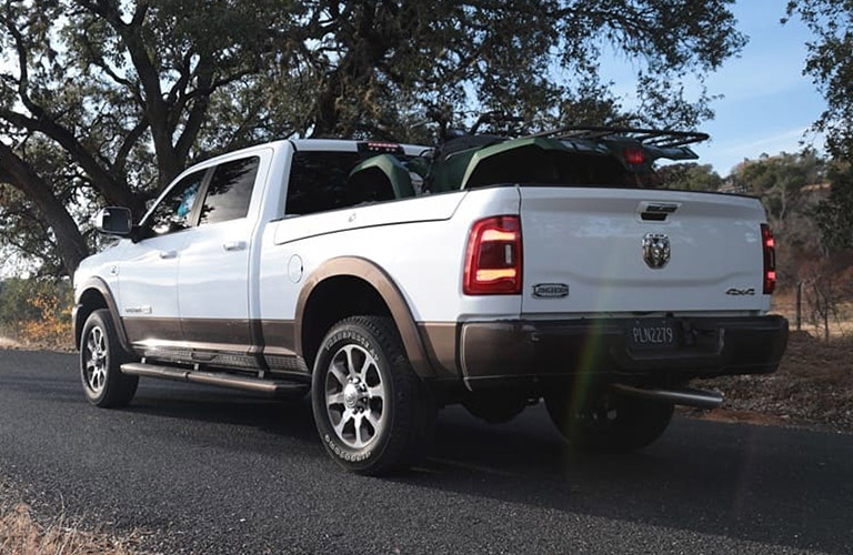 2020 Ram 2500 rear in white