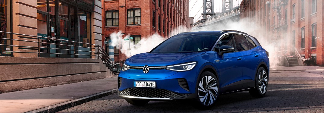 Volkswagen ID.4 in the city