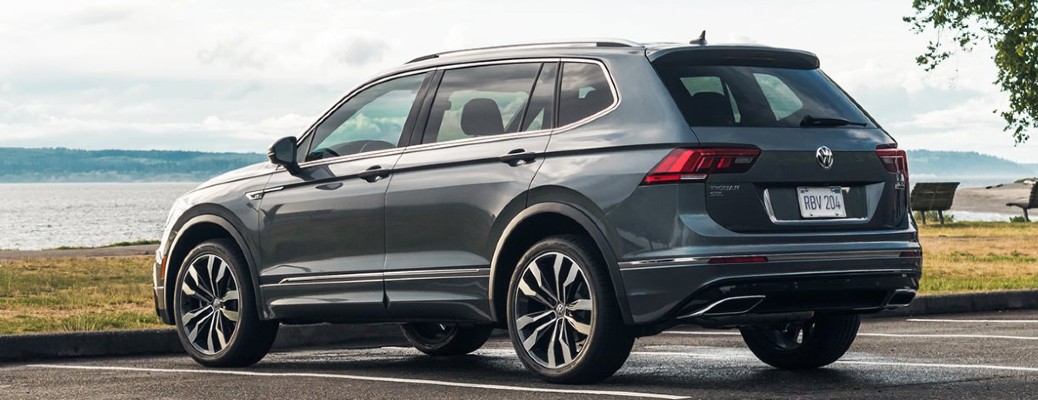 2021 Volkswagen Tiguan parked by water