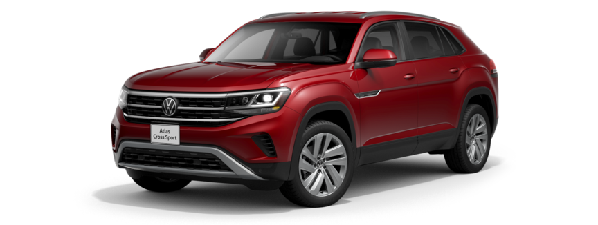 2021 Volkswagen Atlas Cross Sport in Aurora Red