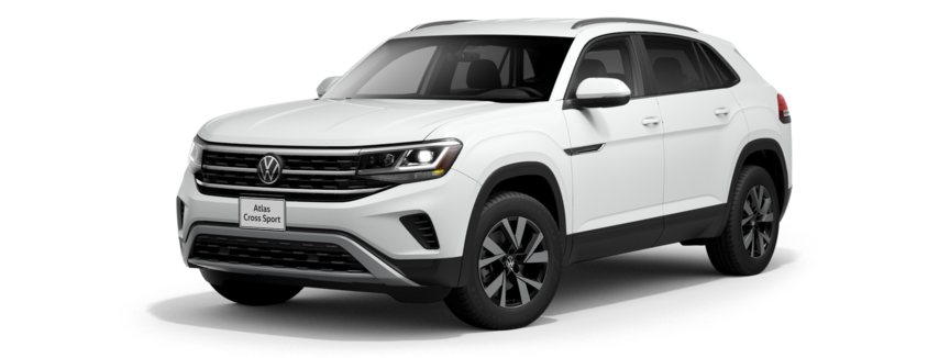 2021 Volkswagen Atlas Cross Sport in Pure White