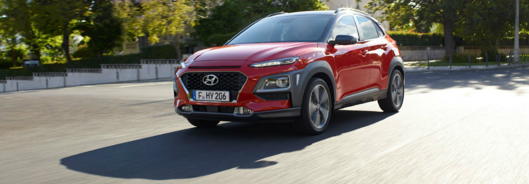 2018 Hyundai Kona front exterior