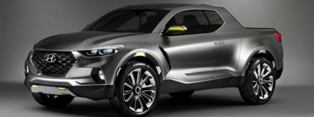 silver hyundai santa cruz front side view