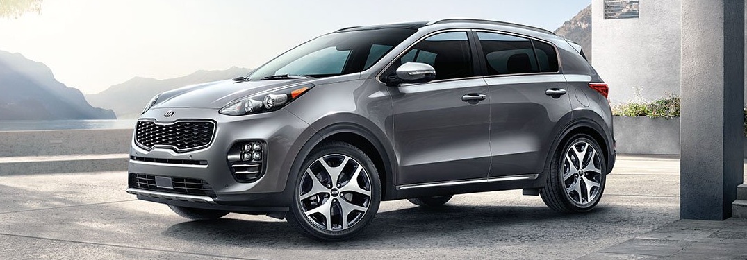 2018 Kia Sportage gray side view