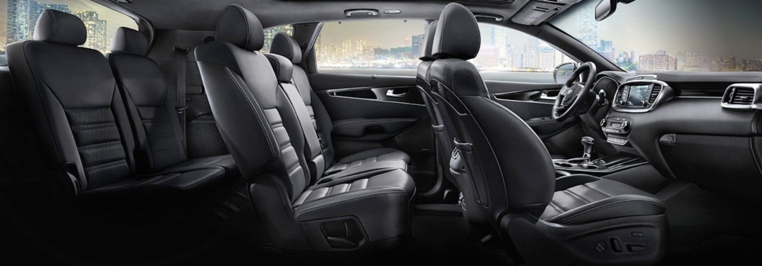 2019 Kia Sorento all three rows black leather