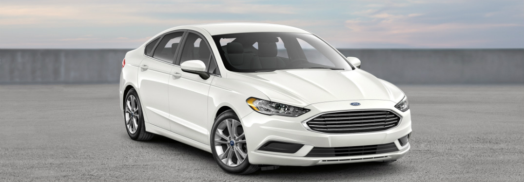 2018 Ford Fusion at an angle